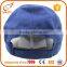 Promotional custom baseball cap cotton baseball cap with hook and loop closure