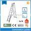 ladders aluminum with SGS/EN131 ladder clamps rope ladders sale