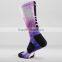 oem different vivid color custom sublimated starry night galaxy socks