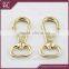 swivel metal dog snap hook,snap hook for handbag, snap spring hook