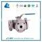 CWX-15Q Motorized Stainless Steel 3 Way Ball Valve