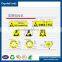 Personalized asbestos wacky safety electrical warning label