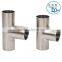 hot forming dn 200 pipe stainless equal Tee manufacturer