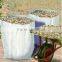 White folding PE fabric stone storage bag