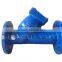 FBE coated Ductile iron/cast iron y strainer prices with PN10, PN16