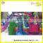 2016 hot kids commercial inflatable Game giant inflatable house with water slide for sale