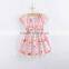 cake print cotton simple dress for kids