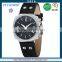 FS FLOWER - European Schweiz Style Watch Fashion Men Chronograph Watch Cowhide Leather Strap