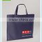Alibaba Whenzhou resuable double handle non woven oem shoulder bags