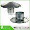 Chinese manufacture galvanized steel round roof vent cap / roof cowl vent cap / wall air vent cap