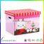 custom printed cardboard doll packaging box with clear pvc window