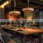 thin rope hanging pendant light stairs pendant light for home decor/Gallary/coffee bar/shopping mall