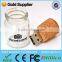 Miss Puff's current bottle shape Wooden usb OEM gift wooden usb, can brand your own LOGO,Wooden Flash Drive