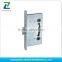 round square steel forend latch deadbolt backset european remote glass door knob cylinder lock