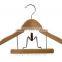 WOODEN TROUSER CLAMP KIDS HANGERS WHOLESALE, High quality clamp wooden hanger, clothes hanger for coat and pants, skirts.