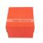 Hot selling small red watch box for promotional gift watch oem order received custom logo