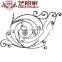 Top-seling hand forged wrought iron gate parts