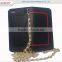 lichee pattern phone case with mirror pearl gold belt for iphone 7 6 5 4 6s se c plus