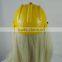 Yellow child fire helmet hat role play performance hat