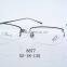 2016 New Stylish Woman Metal Frame Half Rimless 8877