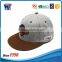 Custom 3d embroidered patch wholesale hats wool snapback cap