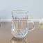 Glassware drink cup with handle for sale