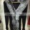 2015 new fashion real sheep fur vest with natural silver fox fur trimming