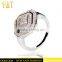 Jingli Jewelry Hot Sale Rhombus Silver Ring (YJ-804)