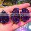 Hot wholesale natural amethyst cluster pandent crystal for ornaments