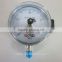 Stainless steel magnetic electric contact pressure gauge