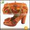 New Arrival Retro Design Women Shoes and Bag in Wonderful Matching for Party ME3311