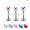 the internal threaded Monroe piercing jewelry monroe lip ring & labret ring
