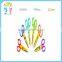 Wholesale factory sale high quality solid wood wooden scissors display rack for kids