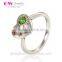 Fashion Silver Jewelry New Model Wedding Handmade Heart Ring