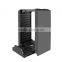 All-in-one 12 Slots Video Game Disc Storage +Space-saving Vertical Stand + Cooling Fan+ Dual Controller Charging Station For PS4
