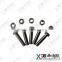 nickle200/201 stainless steel bolts with nuts m28