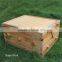 New design honey self flowing wood bee hive with flow frames