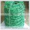 PVC coated barbed wire