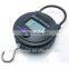 Portable 25kg/55lb Round Digital LCD Hanging Fish Weighing Scale, oz