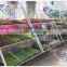 27 Seeding bed with wheels, flower shelf for greenhouse, plant pot shelf