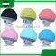mushroom silicone music amplifier mobile phone sucker stand holder sound box mini portable waterproof wireless bluetooth speaker
