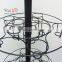 customized spinning 6tiers glass cup rack