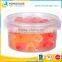 310ml IML PP Plastic Clear Fruit Bowl, Clear Bowl for Soup/Fruit
