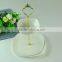 Hot Sales Elegant Design Classic Two Tier Ceramic Cake Serving White Plate