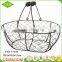 Handmade small chicken wire basket wholesale with handle