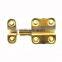 Hot Safety Cellar Bolt, Brass Finish Iron Cellar Window Bolt, 2" Cellar Bolt For Door