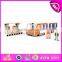 2015 Promotional wooden bus stop toy for kid,Mini Bus Stop building blocks toy,Educational role pley bus stop wooden toy W04B019