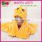 Wholesale Animal Shape Baby Bathrobe With Hood Baby Blankets