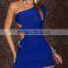 Sexy Women's Cocktail One Shoulder Clubwear Party Blue Bodycon Evening Dress