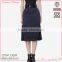 2015 autumn garment direct manufacturer latest fashion unigue design European Style lady long pleated skirt